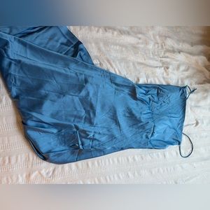 shein blue prom dress